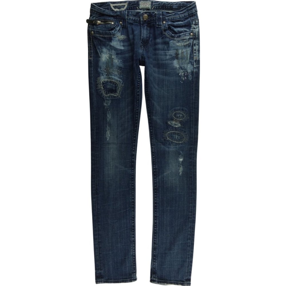 ReRock For Express Skinny Jeans Stretch Bling C089